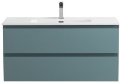 Тумба под раковину BelBagno Kraft KRAFT-1000-2C-SO-AO 100x45,5 подвесная, голубой матовый