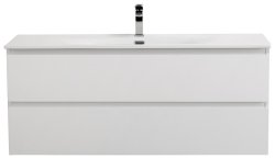 Тумба под раковину BelBagno Kraft KRAFT-1200-2C-SO-BO 120x45,5 подвесная, белый матовый