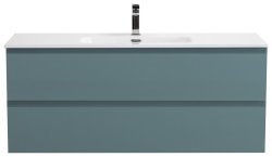 Тумба под раковину BelBagno Kraft KRAFT-1200-2C-SO-AO 120x45,5 подвесная, голубой матовый