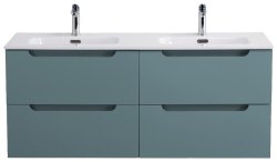 Тумба под раковину BelBagno Etna ETNA-1200-4C-SO-2-AO 120x45,5 подвесная, голубой матовый