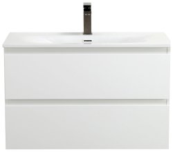 Тумба под раковину BelBagno Kraft KRAFT-800-2C-SO-BO 80x45,5 подвесная, белый матовый