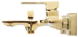 Смеситель для ванны BelBagno LUCE LUC-VAS-ORO, глянцевое золото