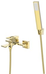Смеситель для ванны BelBagno LUCE LUC-VASM-ORO, глянцевое золото