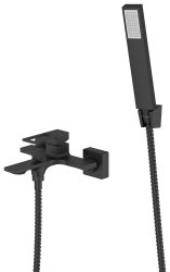 Смеситель для ванны BelBagno LUCE LUC-VASM-NERO, черный матовый