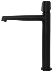 Смеситель для раковины BelBagno Uno UNO-LMC-NERO-W0 высокий, черный матовый