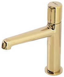 Смеситель для раковины BelBagno Uno UNO-LVM-ORO, глянцевое золото