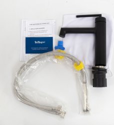 Смеситель для раковины BelBagno Acqua ACQUA-LVM-NERO, черный матовый