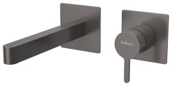 Смеситель для раковины BelBagno Delta DEL2.0-BLVM-GM-W0 встраиваемый, оружейная сталь