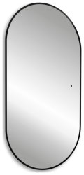 Зеркало с подсветкой Abber Kontur AG6302SCB 55x105, черный