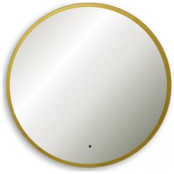 Зеркало с подсветкой Abber Mond AG6204SCG-0.77 77x77, золото