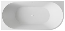 Акриловая ванна Abber AB9502-1.4 L 140x70 пристенная, белая
