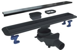 Душевой лоток BelBagno LUCE BB-LD-LUCE-60-NERO 60 см, черный матовый