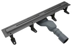 Душевой лоток Cezares LUX LUX-LD-60-GM 60 см, оружейная сталь