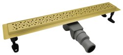 Душевой лоток Cezares RELAX RELAX-LD-80-BORO 80 см, золото брашированное