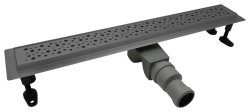 Душевой лоток Cezares RELAX RELAX-LD-80-GM 80 см, оружейная сталь