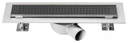 Душевой лоток Vincea OPTIMA SAY.601.80.B.M.S.PITI 80 см, черный матовый / хром