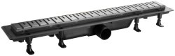 Душевой лоток PLASTBRNO SZH865M 71 см, графит