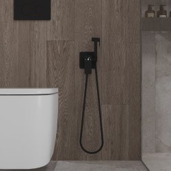 Гигиенический душ OLIVEEKA D OL-829003-MB со смесителем, черный матовый