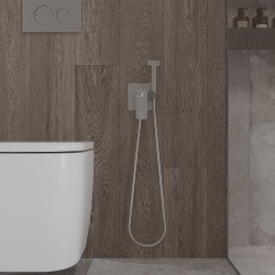 Гигиенический душ OLIVEEKA D OL-829003-BN со смесителем, никель матовый