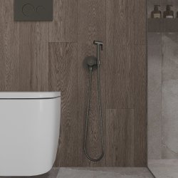 Гигиенический душ OLIVEEKA Y OL-829909-BGM с термостатическим смесителем, матовый оружейный металл