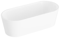 Акриловая ванна VitrA Geo 65380006000 180x80 отдельностоящая, белая