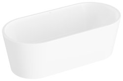 Акриловая ванна VitrA Geo 65370006000 170x80 отдельностоящая, белая