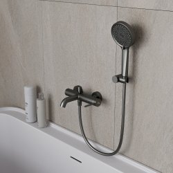 Смеситель для ванны OLIVEEKA Y OL-639017-BGM, матовый оружейный металл