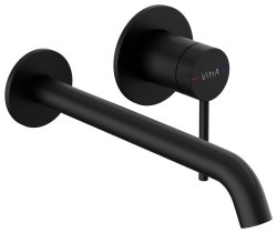 Смеситель для раковины VitrA Minimax Round A4354936EXP встраиваемый, черный матовый