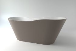 Ванна HOLBI Afrodita 1.01.005.11.2 161x68 из искусственного камня, белая матовая