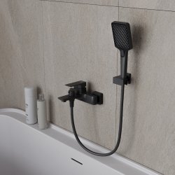 Смеситель для ванны OLIVEEKA D OL-639003A-MB, черный матовый
