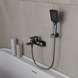 Смеситель для ванны OLIVEEKA D OL-639003A-BGM, матовый оружейный металл