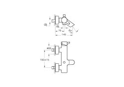 Смеситель для ванны VitrA Solid S A42242EXP, хром