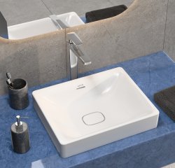 Смеситель для раковины VitrA Root Square A42733EXP высокий, хром