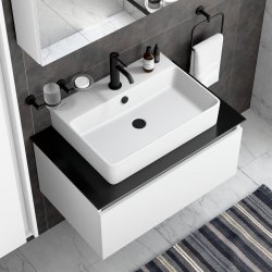 Смеситель для раковины VitrA Minimax Round A4353036EXP, черный матовый