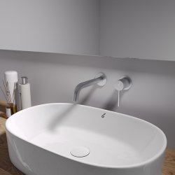 Смеситель для раковины OLIVEEKA Y OL-88869017-CR встраиваемый, хром