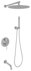 Душевая система OLIVEEKA Y OL-88939017-BN встраиваемая, никель матовый