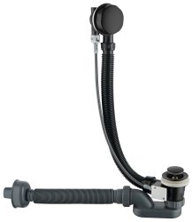 Сифон для ванны OLIVEEKA OL-SS104-MB черный матовый