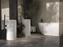 Раковина HOLBI ANDROMEDA 44x44, бетон