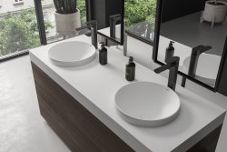 Раковина HOLBI CAPELLA 41x41, окраска по RAL на всю толщину