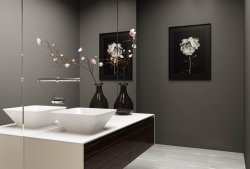 Раковина HOLBI SATURN 42x42, белая матовая