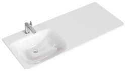 Тумба с раковиной Aqwella Дуэт DU01052N+FOR.11.04.D-L 115x50 напольная, белый