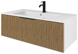 Тумба под раковину ZOV Кито K80BT 79x43 подвесная, белый/Тростник