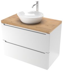 Тумба под раковину ZOV Дион D100BM 99x45 подвесная, белый мат