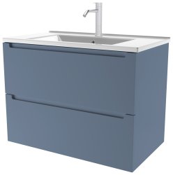 Тумба под раковину ZOV Дион D60S 59x45 подвесная, серо-синий