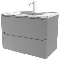 Тумба под раковину ZOV Дион D100PG 99x45 подвесная, платиновый