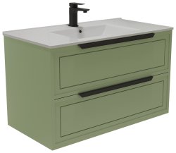 Тумба под раковину ZOV Севилья S80F 79x45 подвесная, фисташковый