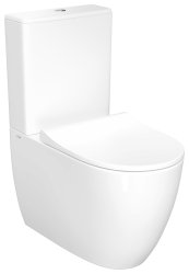 Унитаз-компакт VitrA Sento 9830B003-7203, белый с сиденьем и бачком