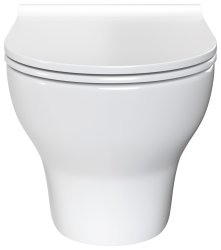 Комплект унитаза с инсталляцией VitrA Zentrum 9879B003-7200: подвесной унитаз, сиденье, кнопка смыва