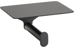 Бумагодержатель Bemeta ORGANIC BLACK 167112150, черный матовый