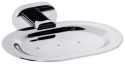 Мыльница Bemeta OVAL 118408041, хром